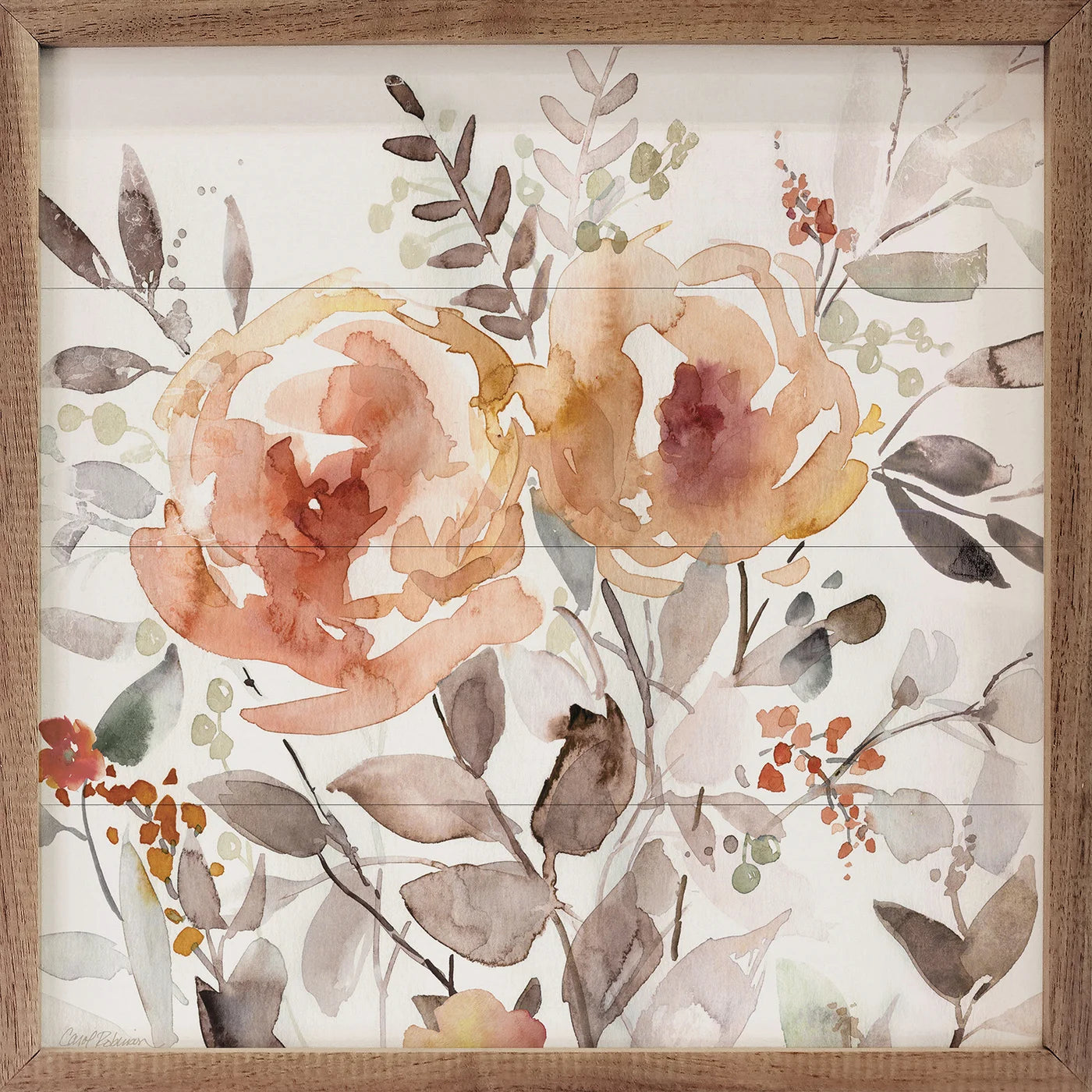 Sunbaked Flowers II Sign