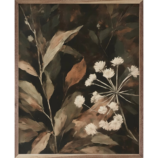 Cream Florals Sign