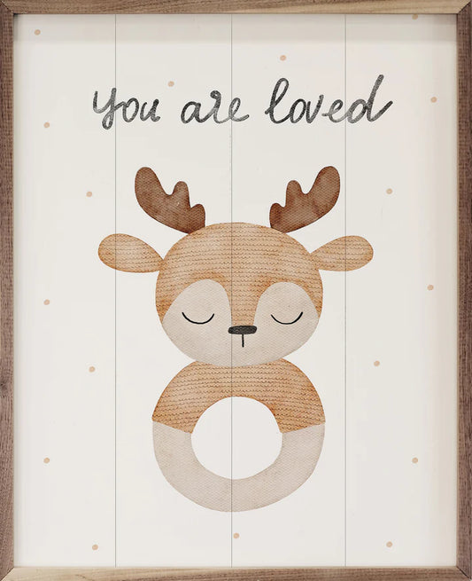 Boho Watercolor Deer Sign