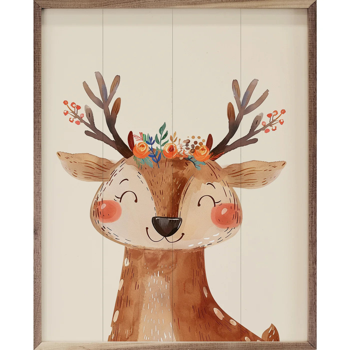 Boho Woodland Deer Sign