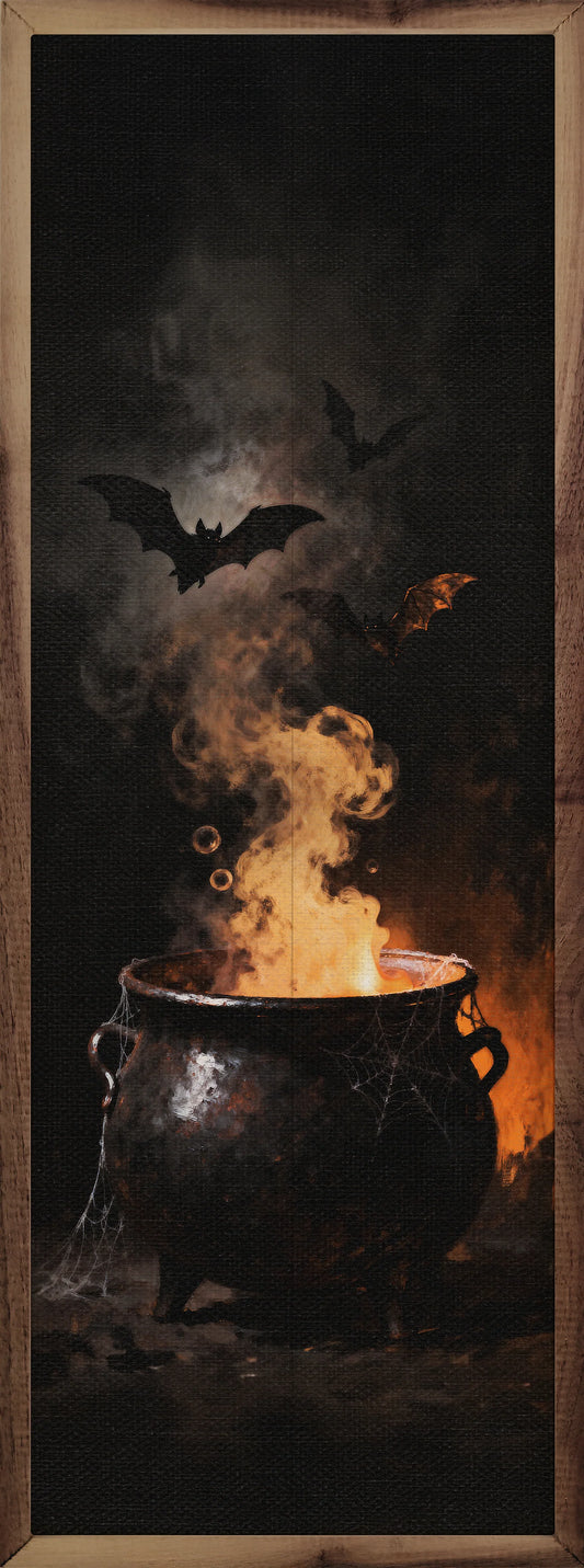 Bats In Cauldron Sign