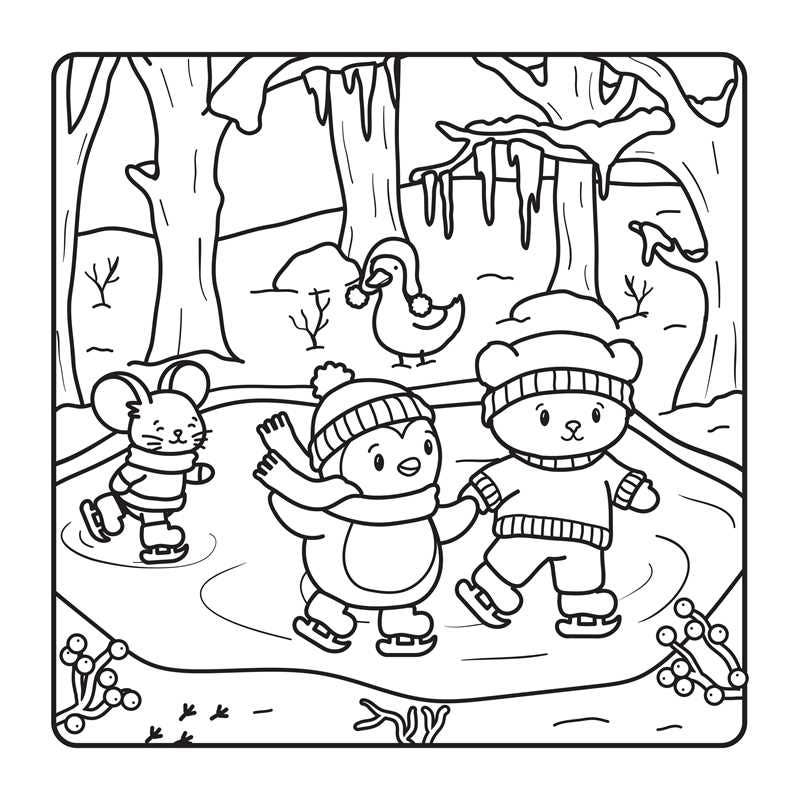 Snuggly Winter Coloring Book