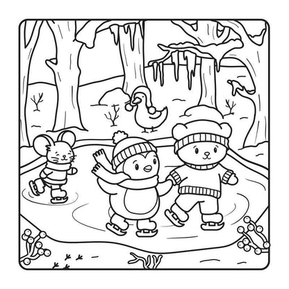 Snuggly Winter Coloring Book