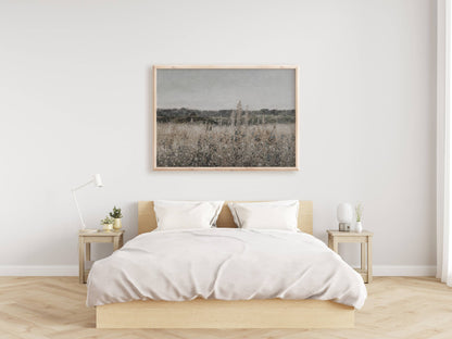 Wildflower Fields Vintage Art Print