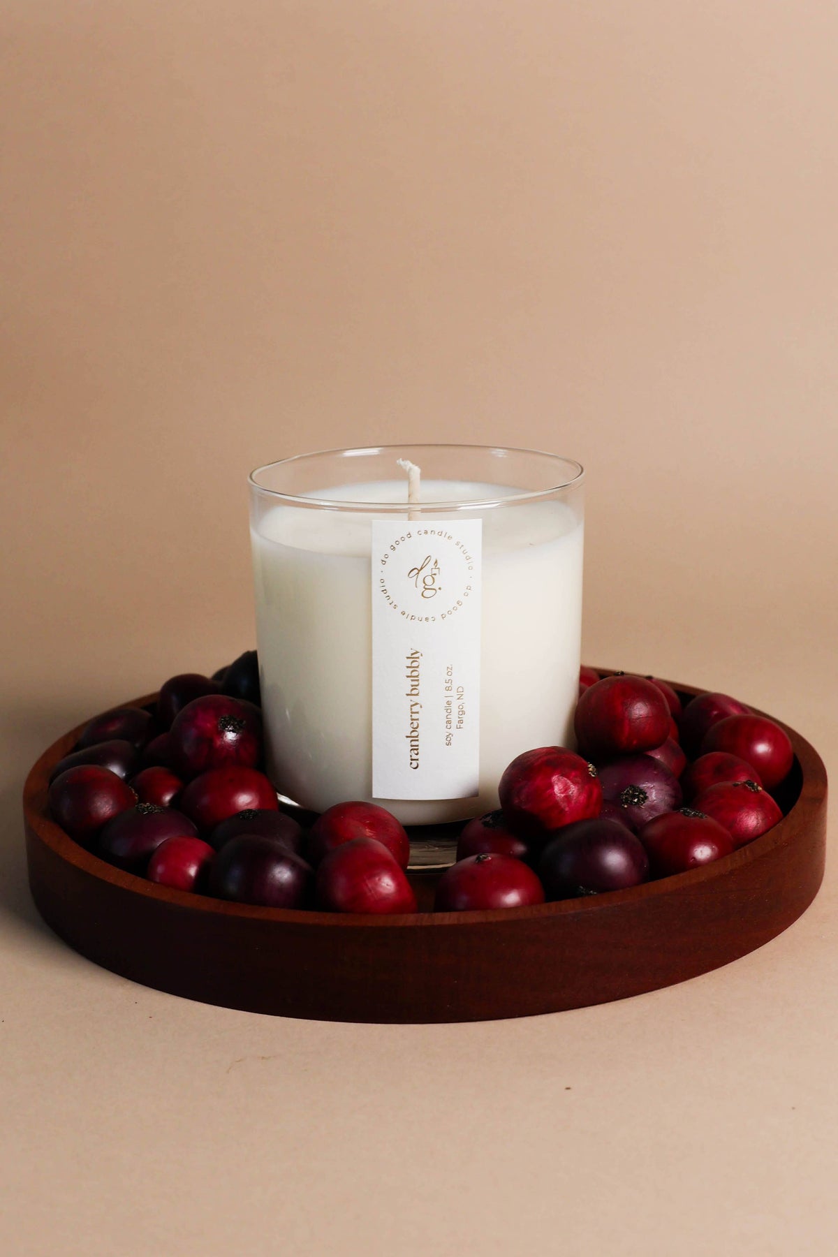 Cranberry Bubbly Soy Candle