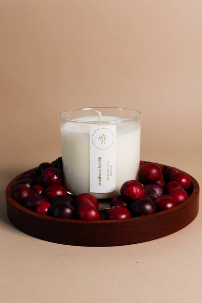 Cranberry Bubbly Soy Candle