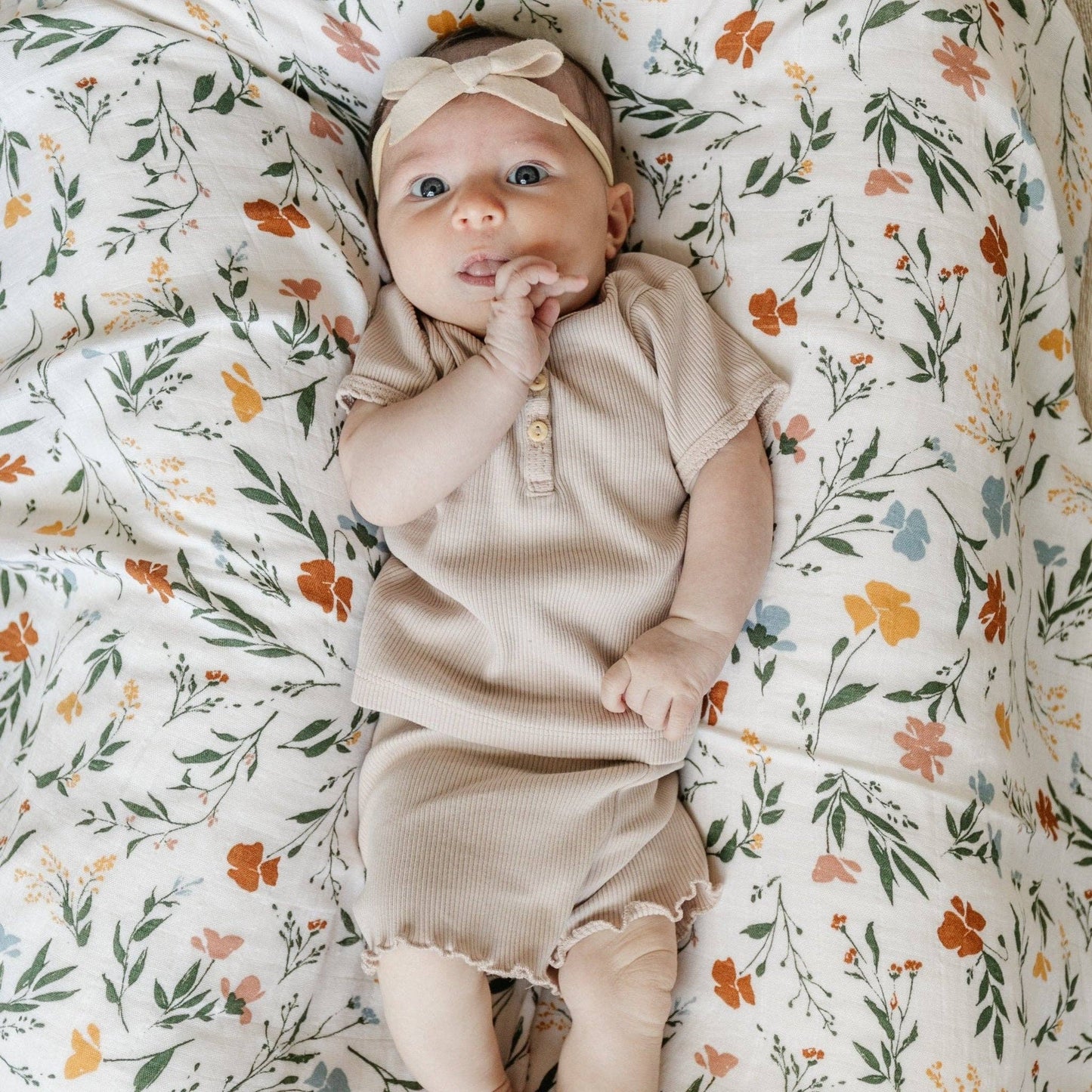 Roadside Picks Bamboo Rayon Muslin Swaddle