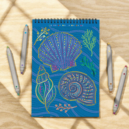 Into the Deep Metallic Ink FlowArt