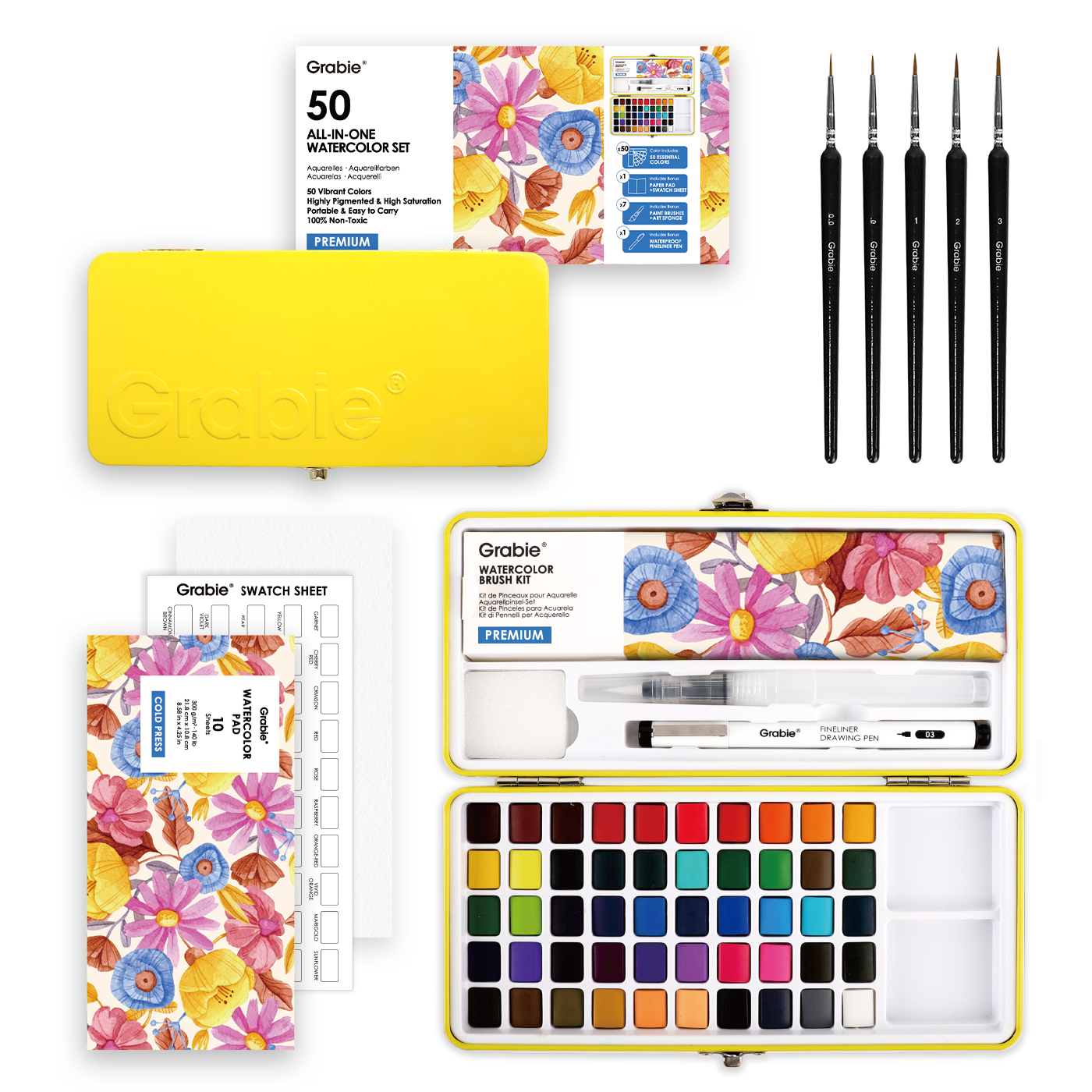 Grabie All-In-One Premium Watercolor Set