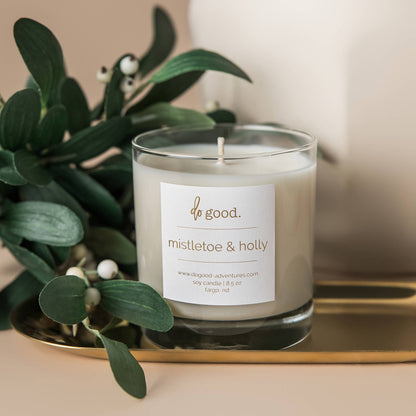 Mistletoe & Holly Soy Candle