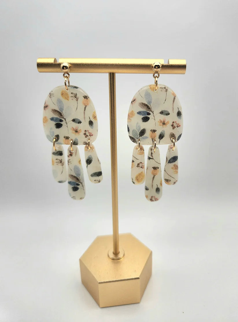 Translucent Florals Dangle