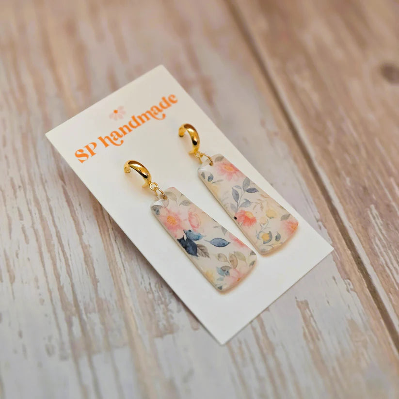Elegant Floral Dangles