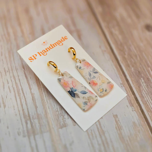 Elegant Floral Dangles
