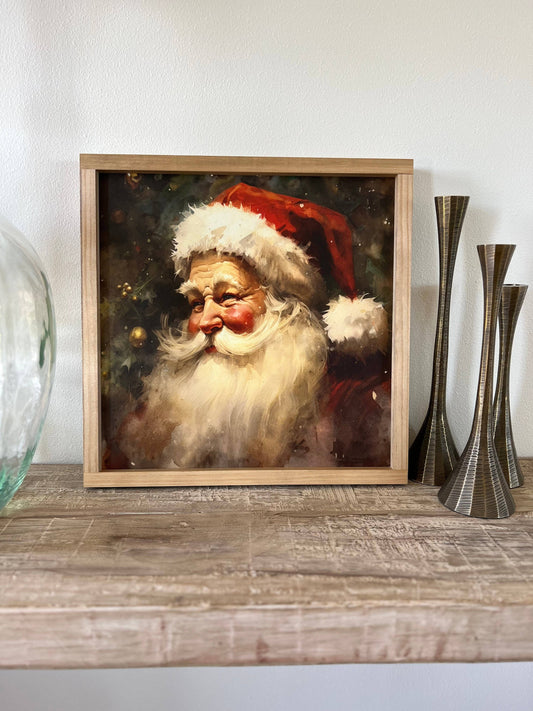 Vintage Santa 1 Wall Sign