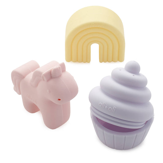 Unicorn Theme Bath Toy Set