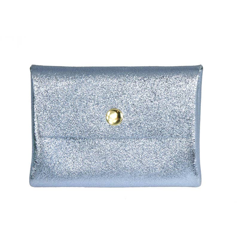 Iridescent Leather Wallet/Card Holder