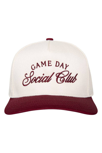 Game Day Social Club Maroon Trucker Hat