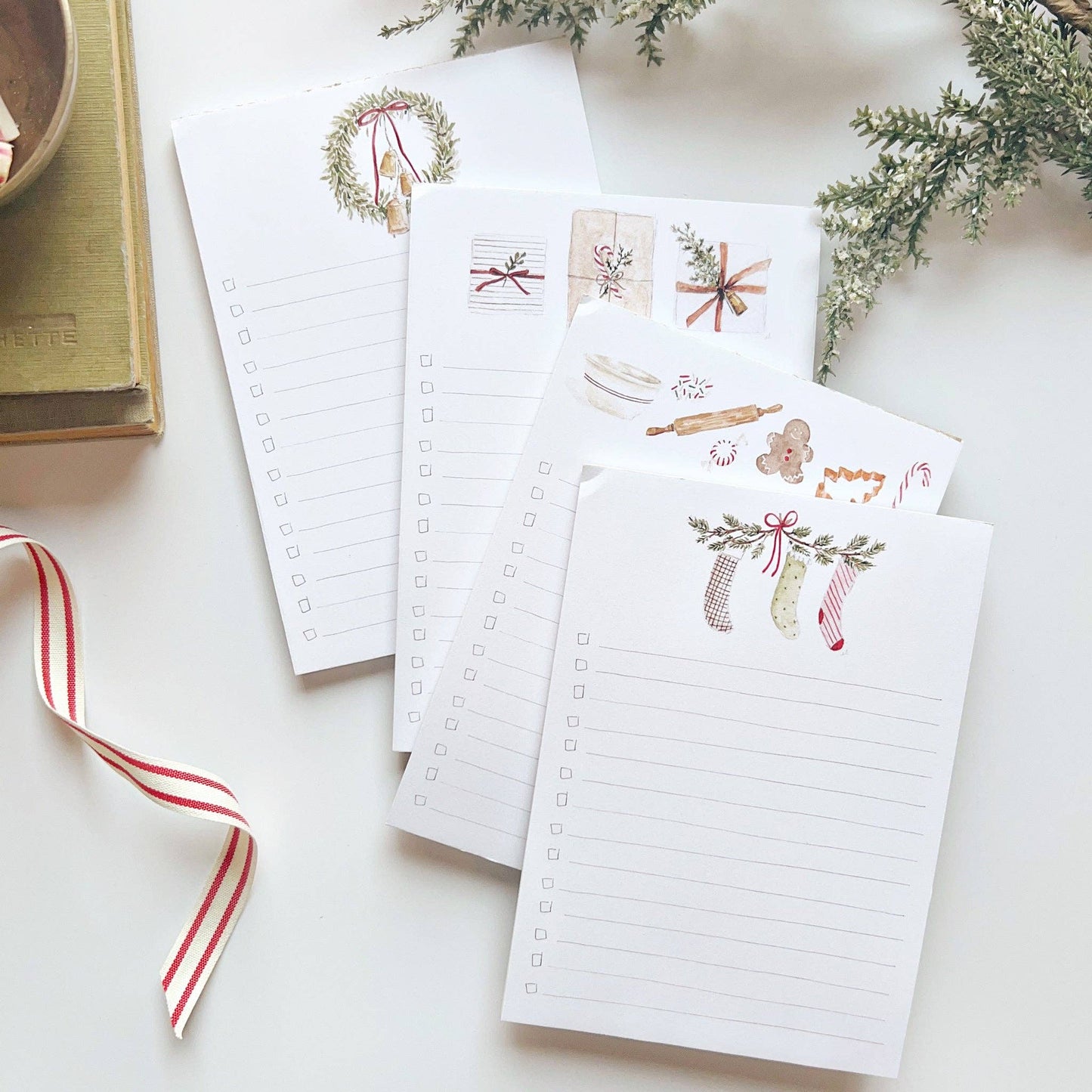 Gifts Christmas Checklist Notepad