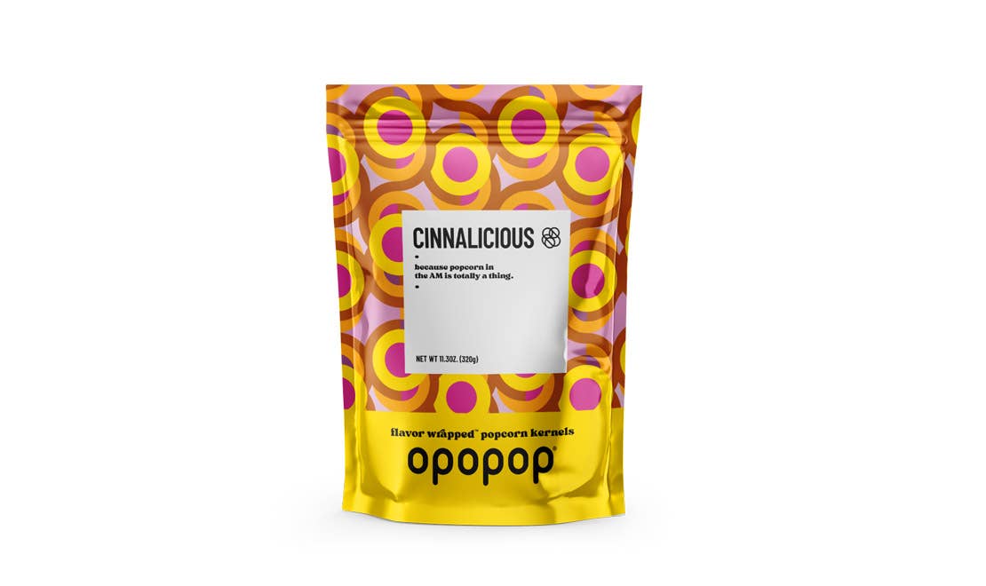 Cinnalicious Flavor-Wrapped Popcorn Kernels Bags