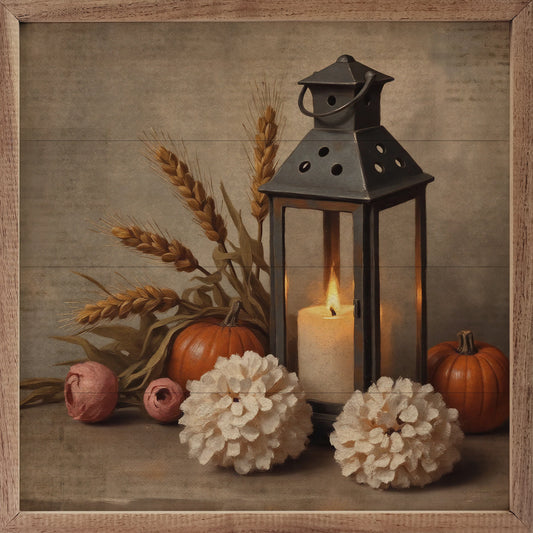 Autumn Lantern Sign