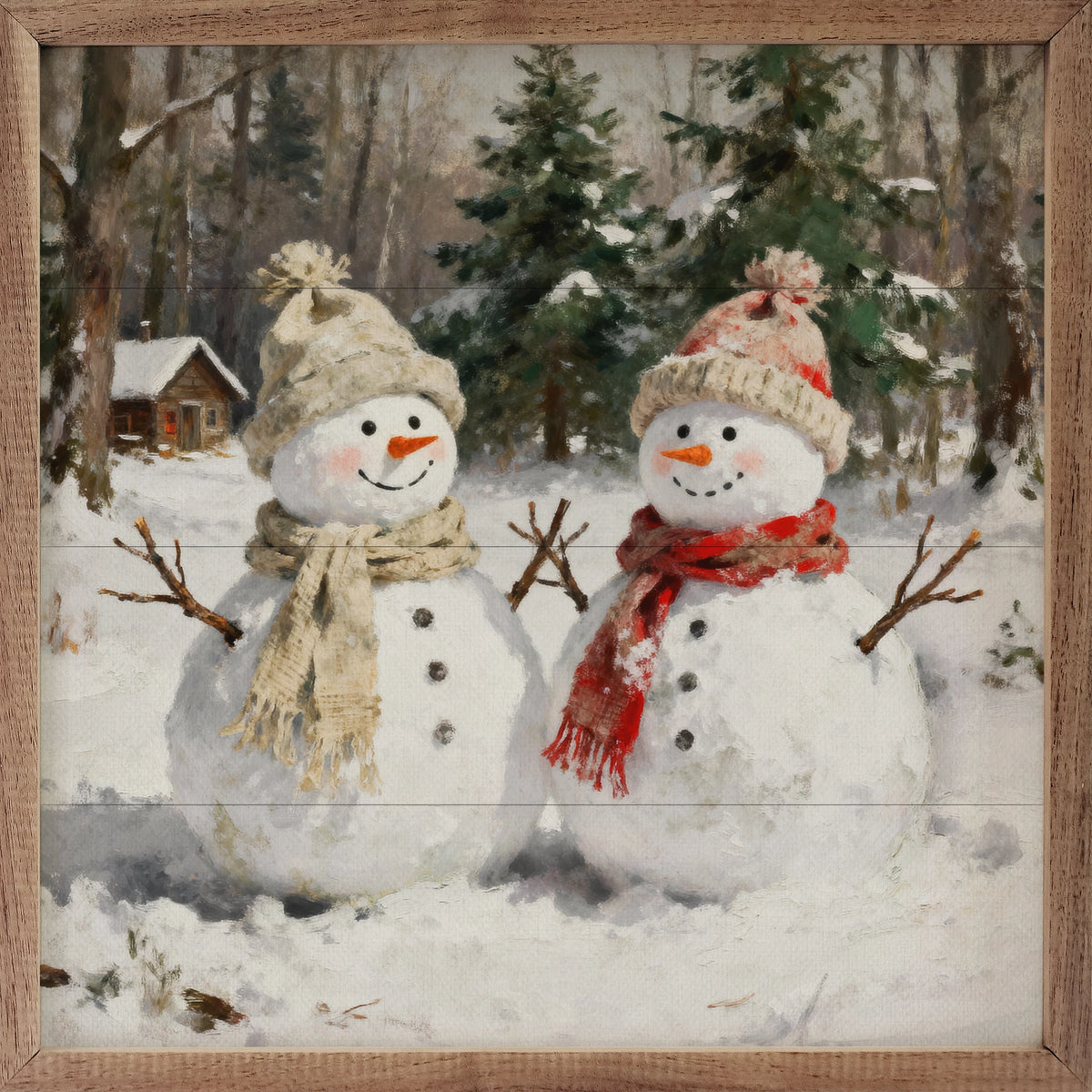Snowman Pair Sign