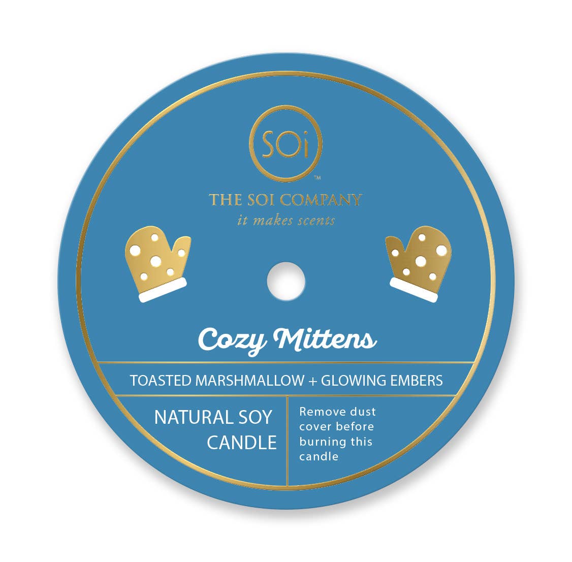 Mittens Icon Candle
