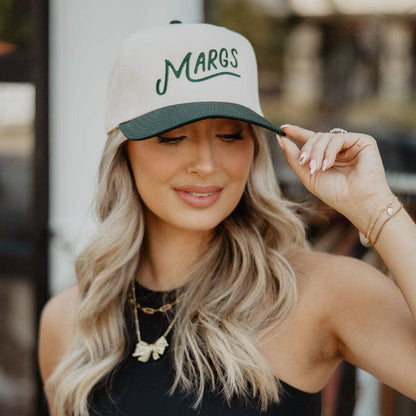 Margs Aqua Baseball Hat