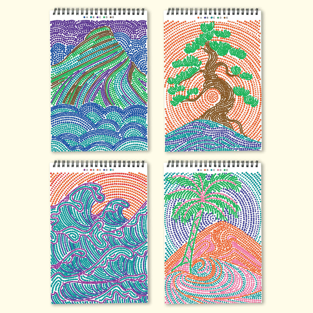 Landscapes FlowArt - Dot By Letter