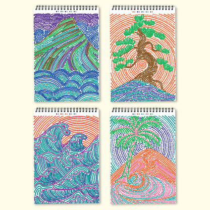 Landscapes FlowArt - Dot By Letter