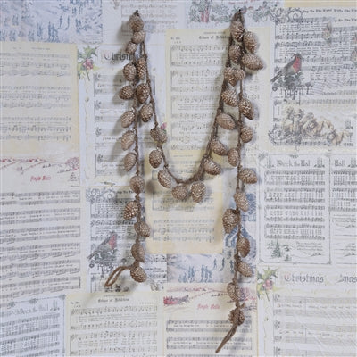 Luster Pinecone Garland