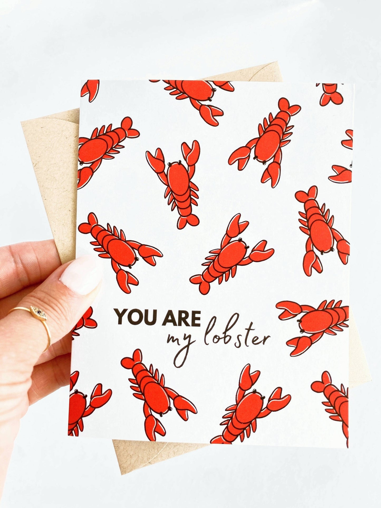 You Are My Lobster Anniversary Card