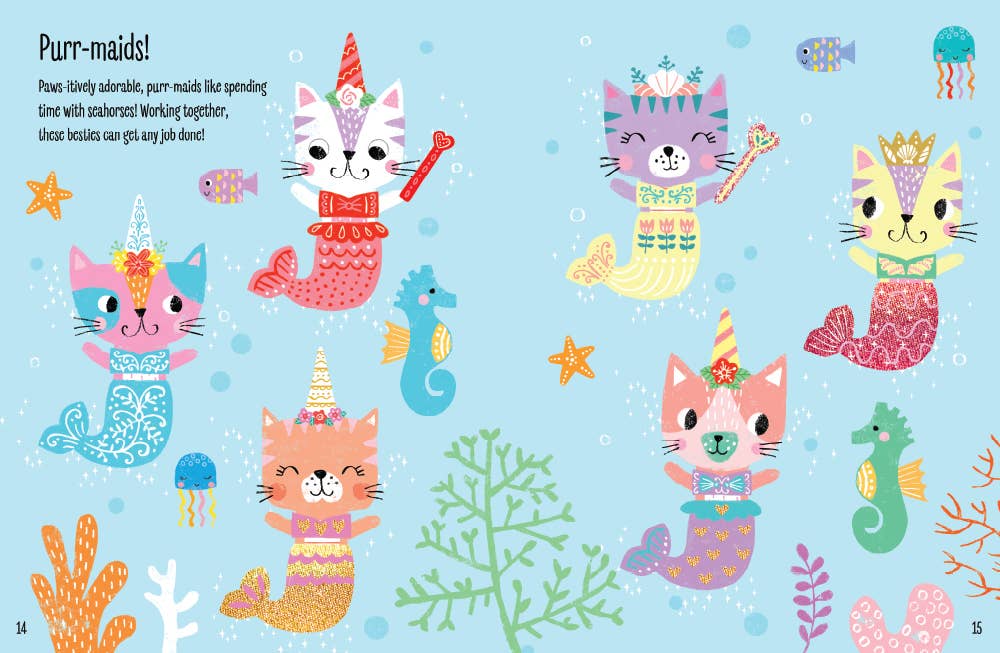 Magical Creatures My Dress-Up Sticker Book