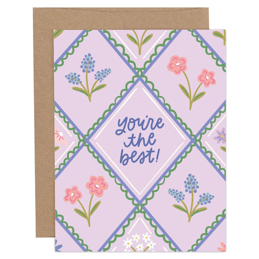 You're The Best Greeting Card