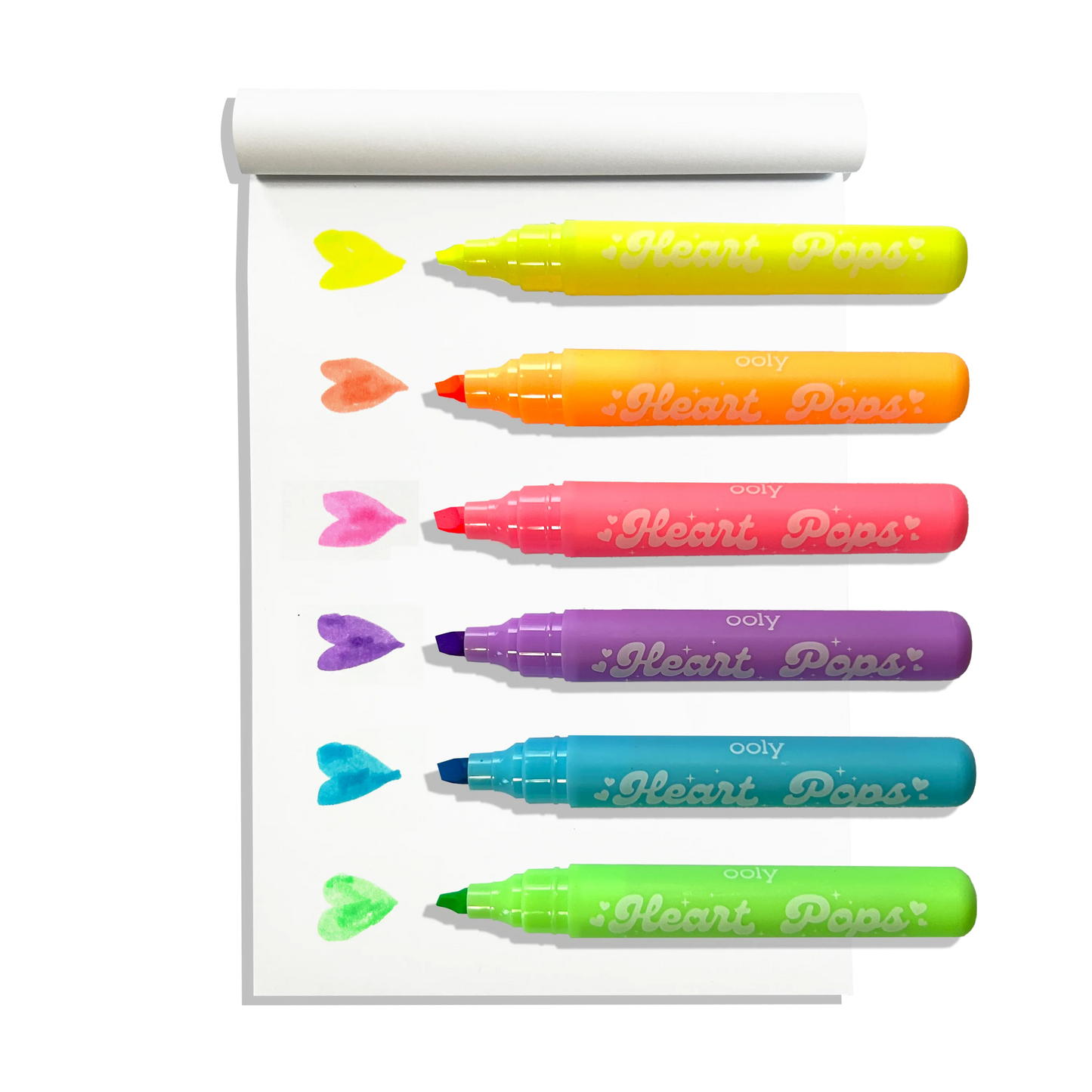 Heart Pops Neon Highlighters