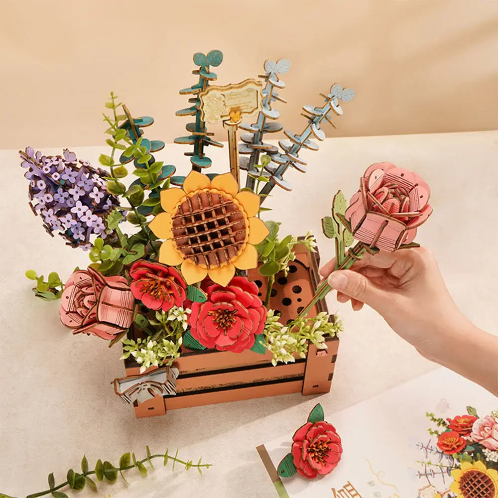 Wooden Bloom Box