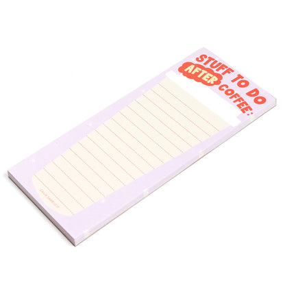 Stuff To Do After Coffee Notepad