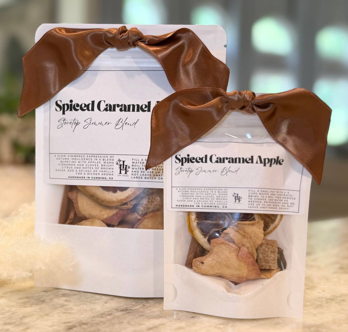 Spiced Caramel Apple Stovetop Simmer Pot