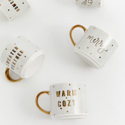 Mom Gold Tile Coffee Mug