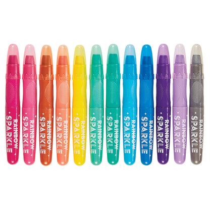 Rainbow Sparkle Metallic Watercolor Gel Crayons