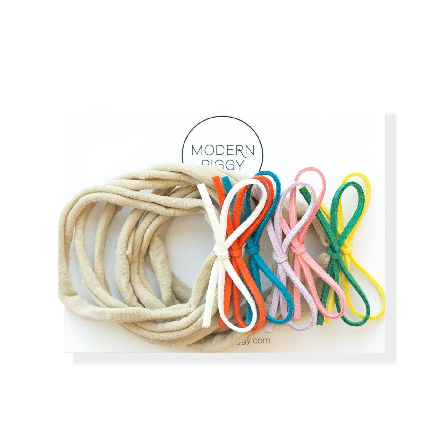 Spring | Suede Cord Set Nylon Headband