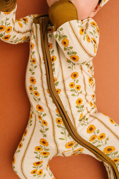 Sunflower Stripe Bamboo Sleeper