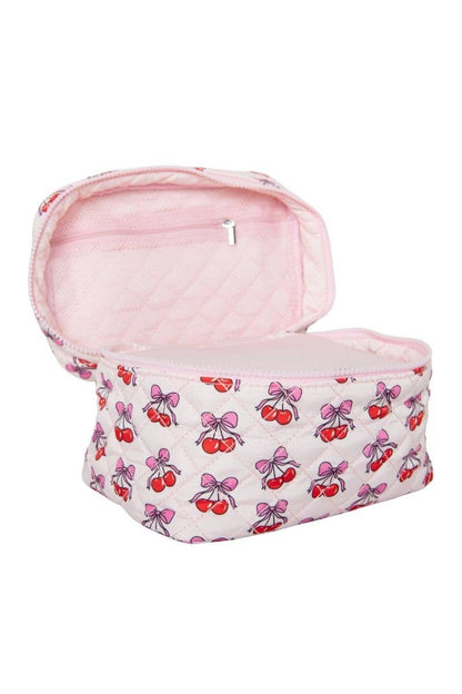 Cherry Bows Makeup Bag Travel
