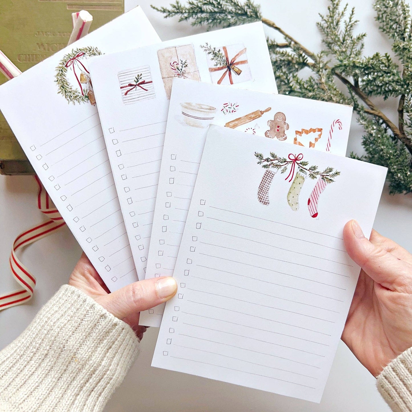 Gifts Christmas Checklist Notepad