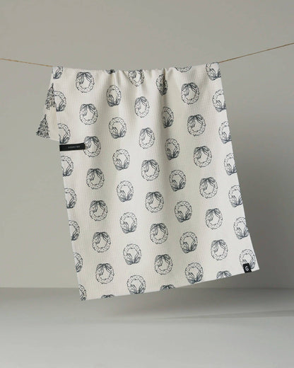 Evergreen Sketches Luxe Kitchen Tea Towel