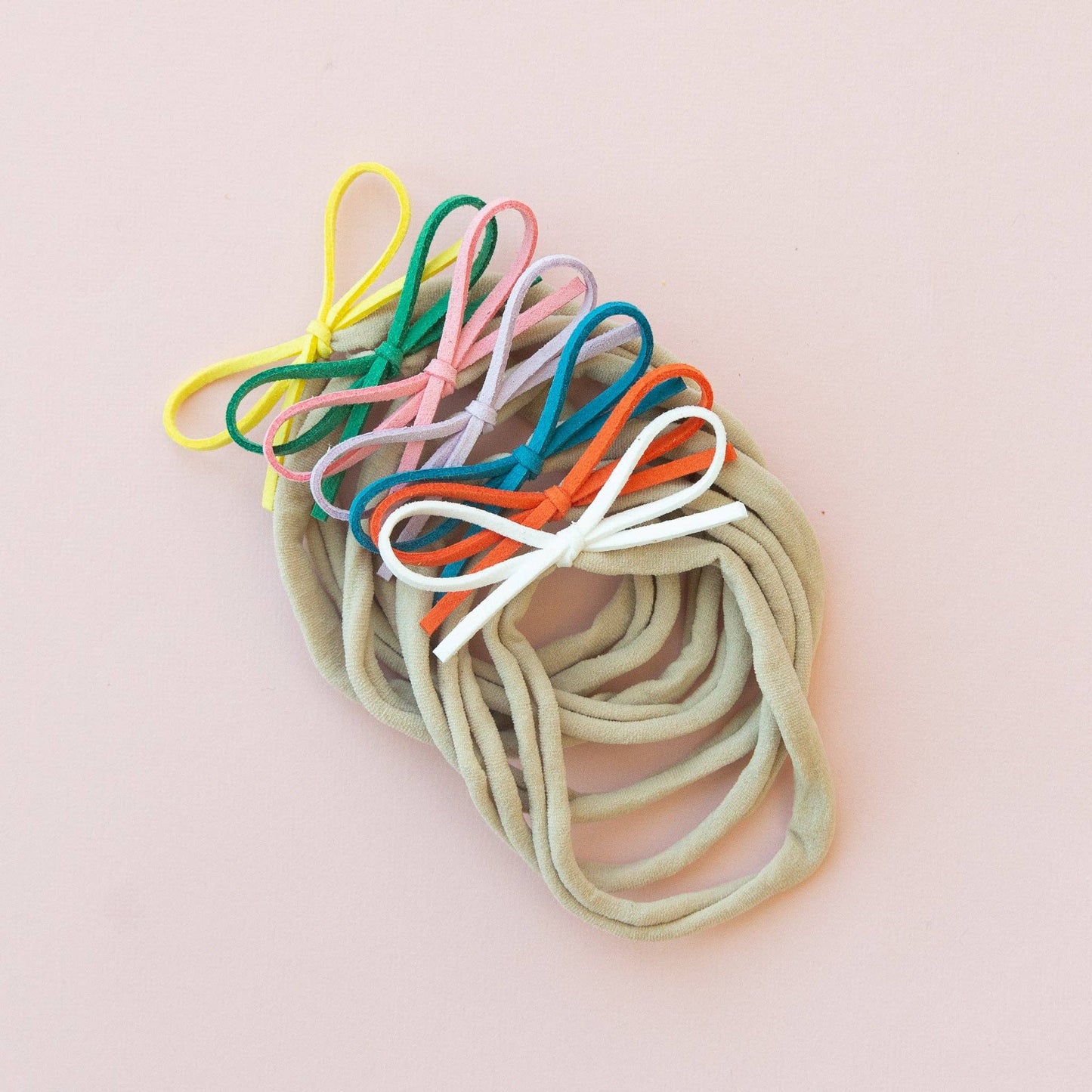 Spring | Suede Cord Set Nylon Headband