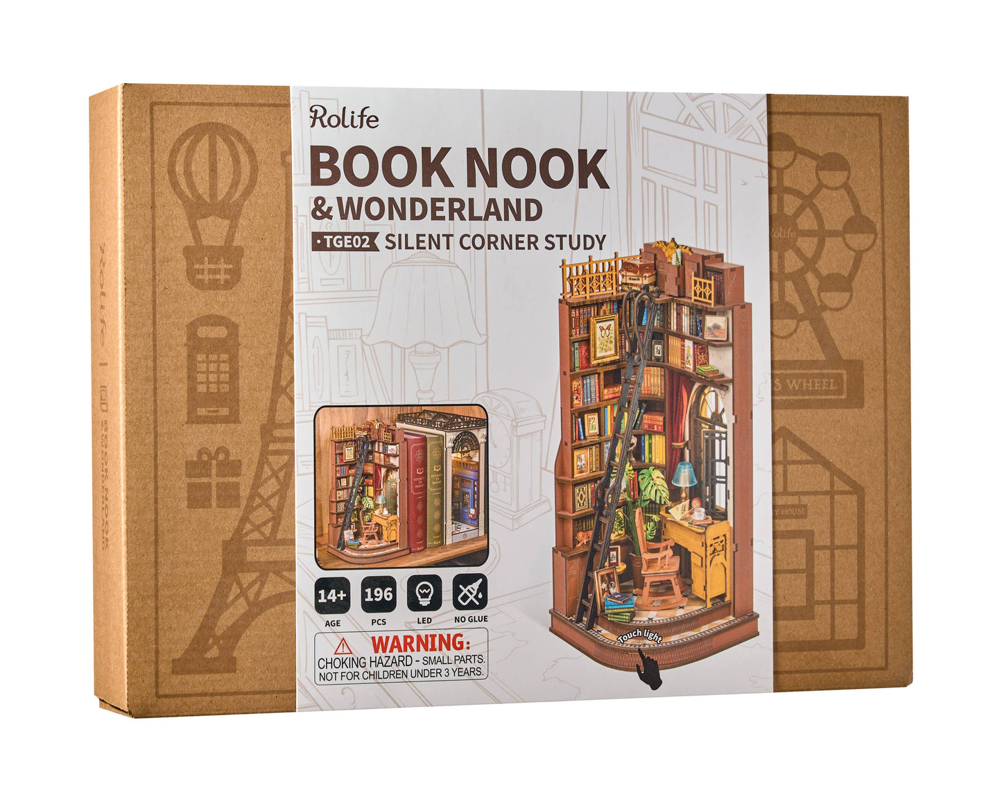 Silent Corner Study Book Nook Shelf Insert