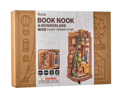 Silent Corner Study Book Nook Shelf Insert
