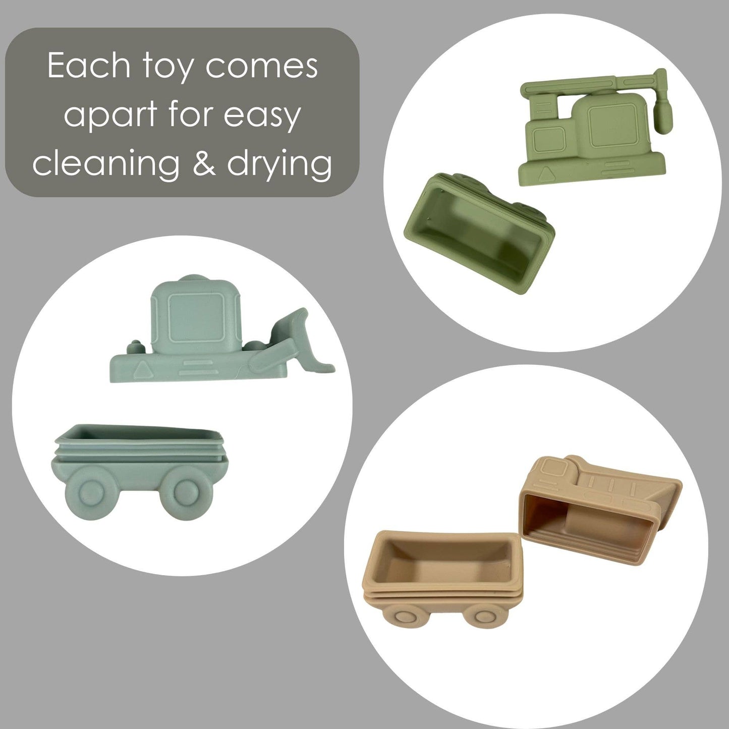 Construction Bath Toy Set
