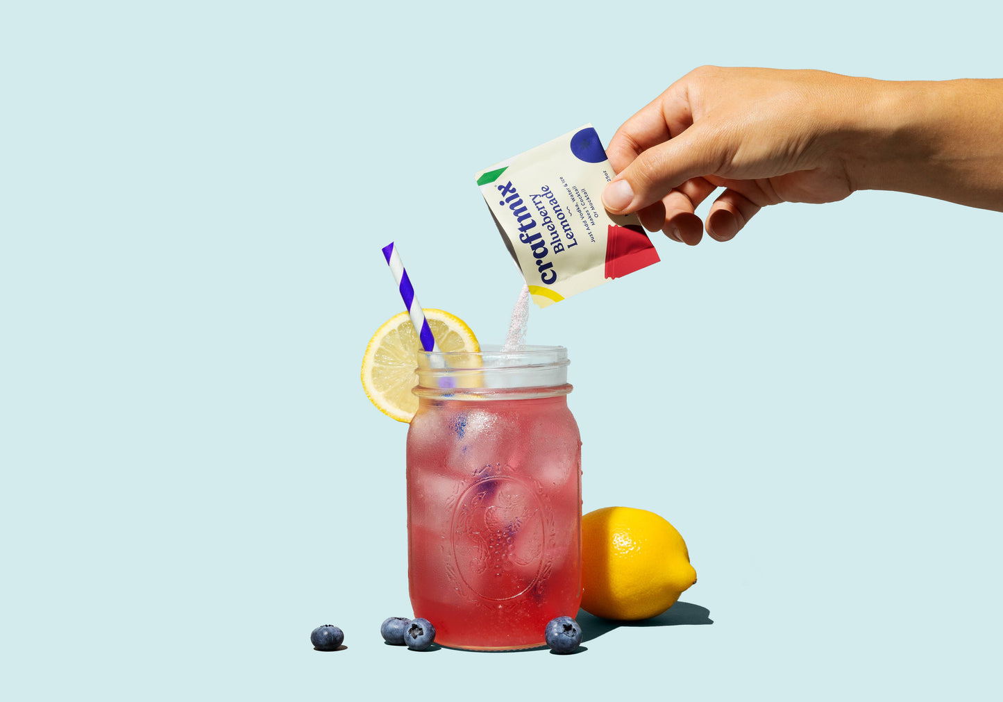 Blueberry Lemonade Cocktail | Mocktail Mixer