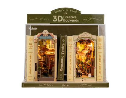 Floral Corner Book Nook Shelf Insert Kit